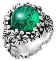 Ringe Giovanni Raspini Dame MARGHERITE GARDEN in Silber Agata 11204/12